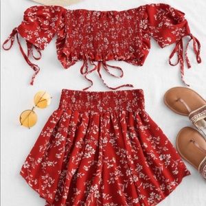 Shein. summer 2 piece set.